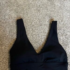 Lululemon Athletica Black V-Neck Bra